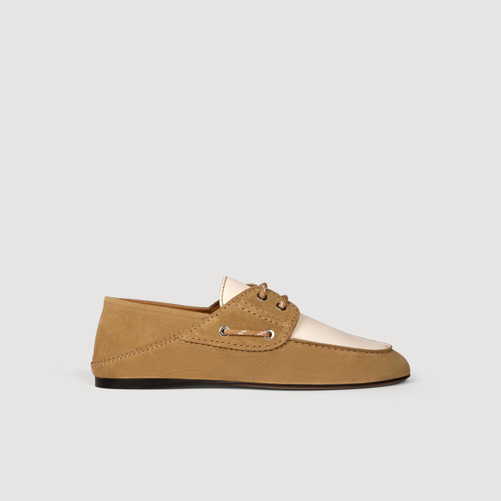 Suede boat shoes