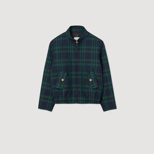 Checked jacket