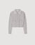 Cardigan with beaded collar