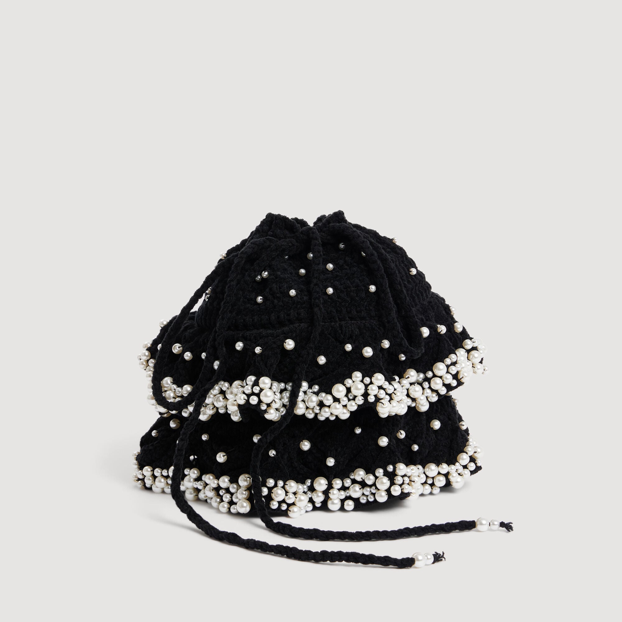 Beaded knit bag - Women | Sandro