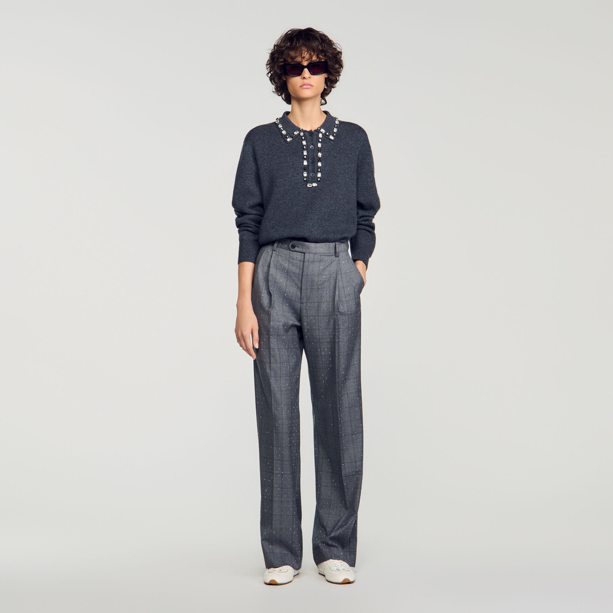 Jewellery polo-neck jumper - Women | Sandro