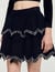 Velvet skater skirt with pearls - Women | Sandro