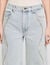 Jeans with rhinestone stripes