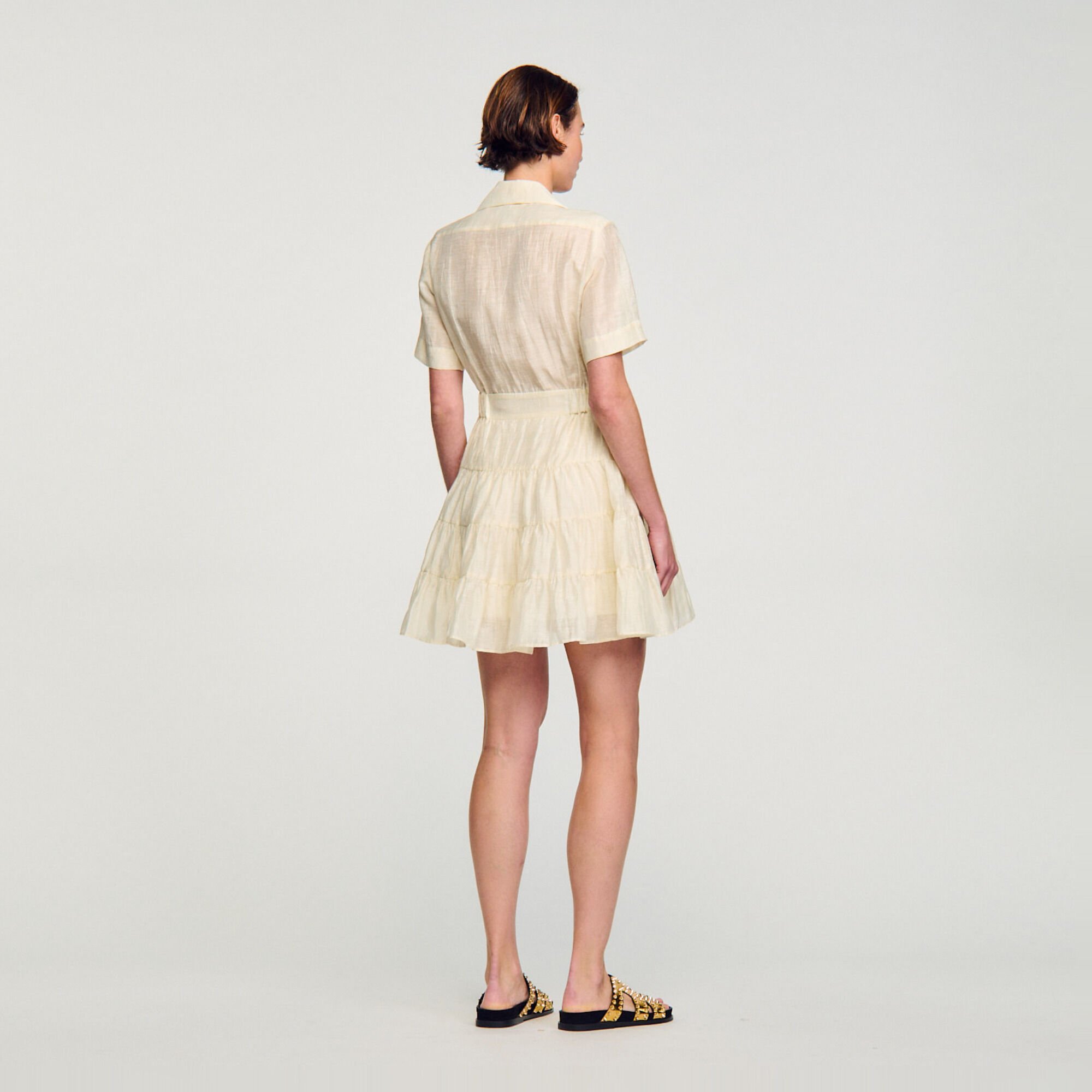 Short ruffled dress