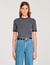 Two-tone cropped sweater