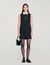 Mini dress with contrast collar