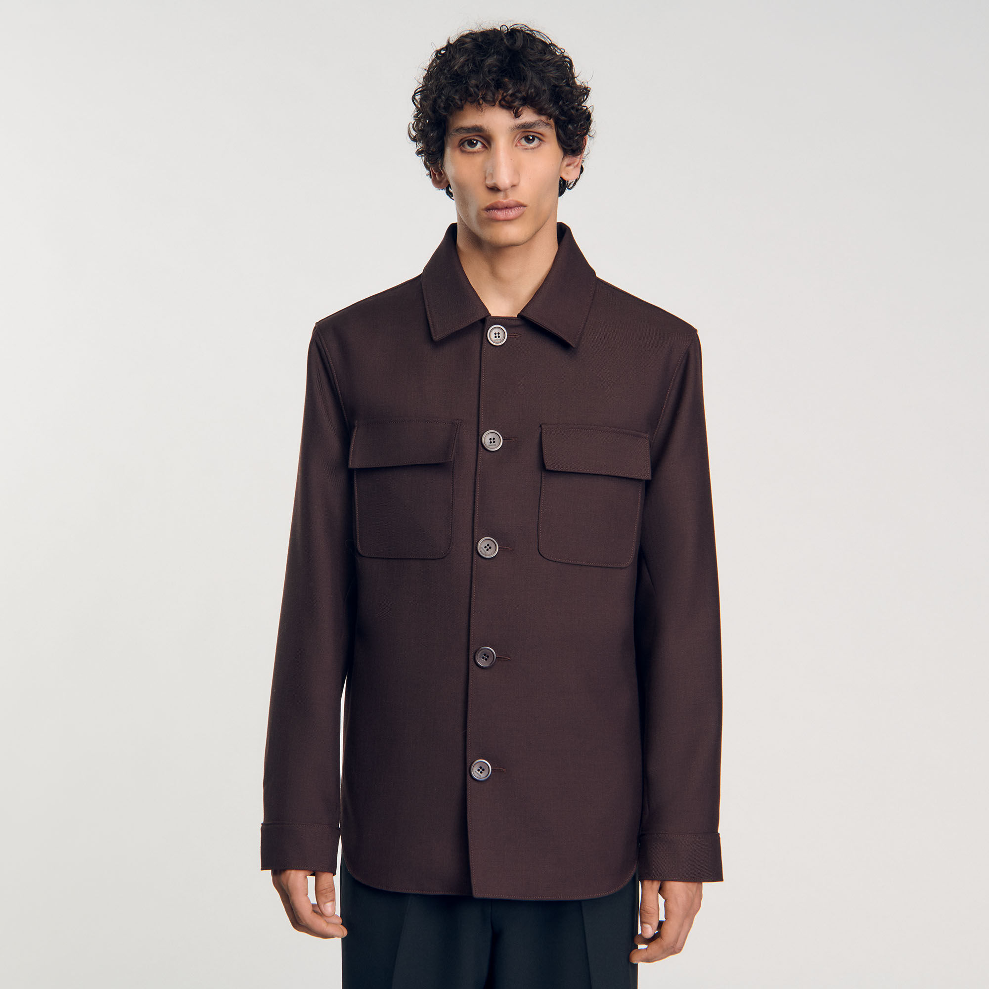 Buttoned oversized shirt