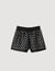 Large round stud shorts