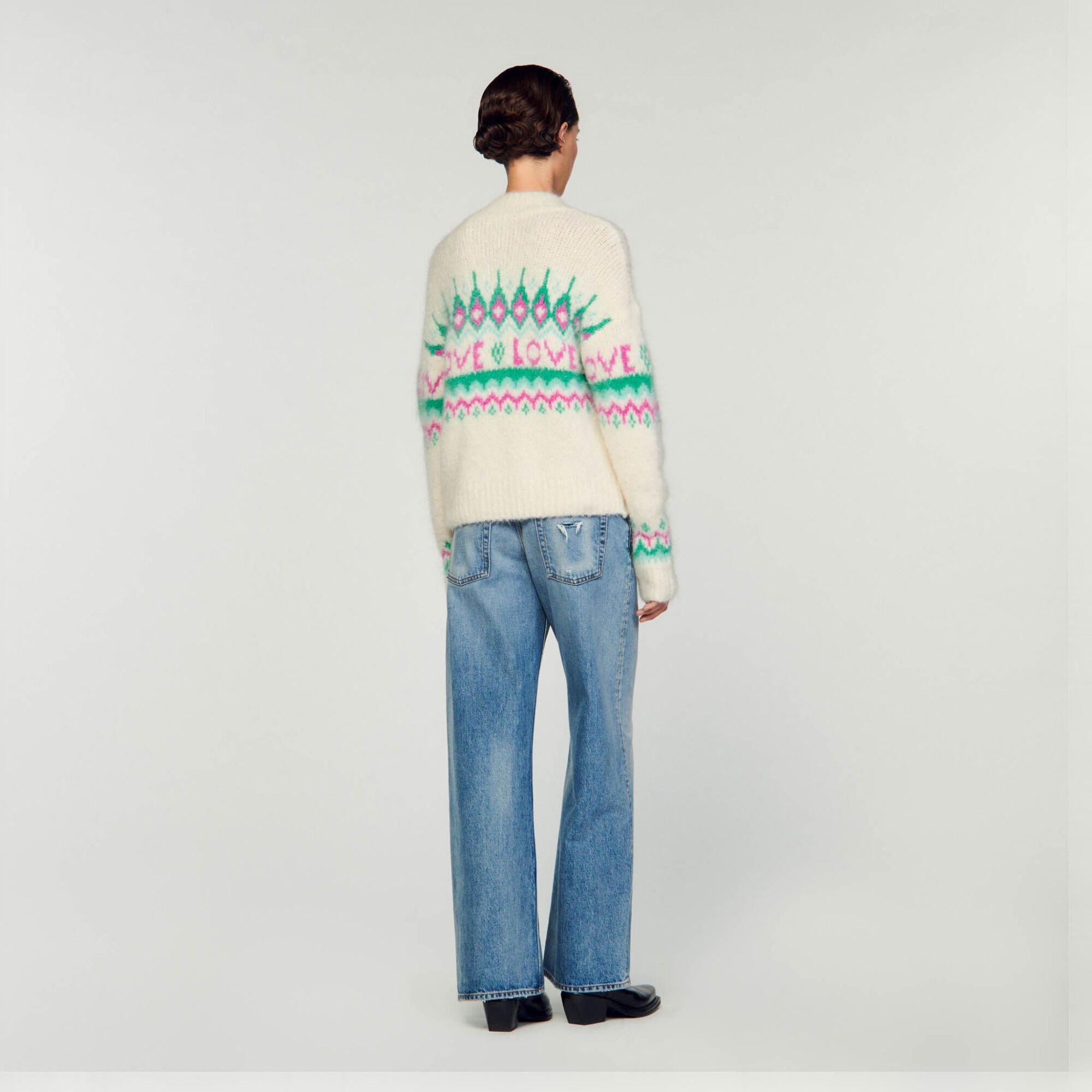 LOVE knit sweater