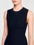 Two-tone mini knit dress