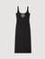 Rhinestone heart maxi dress