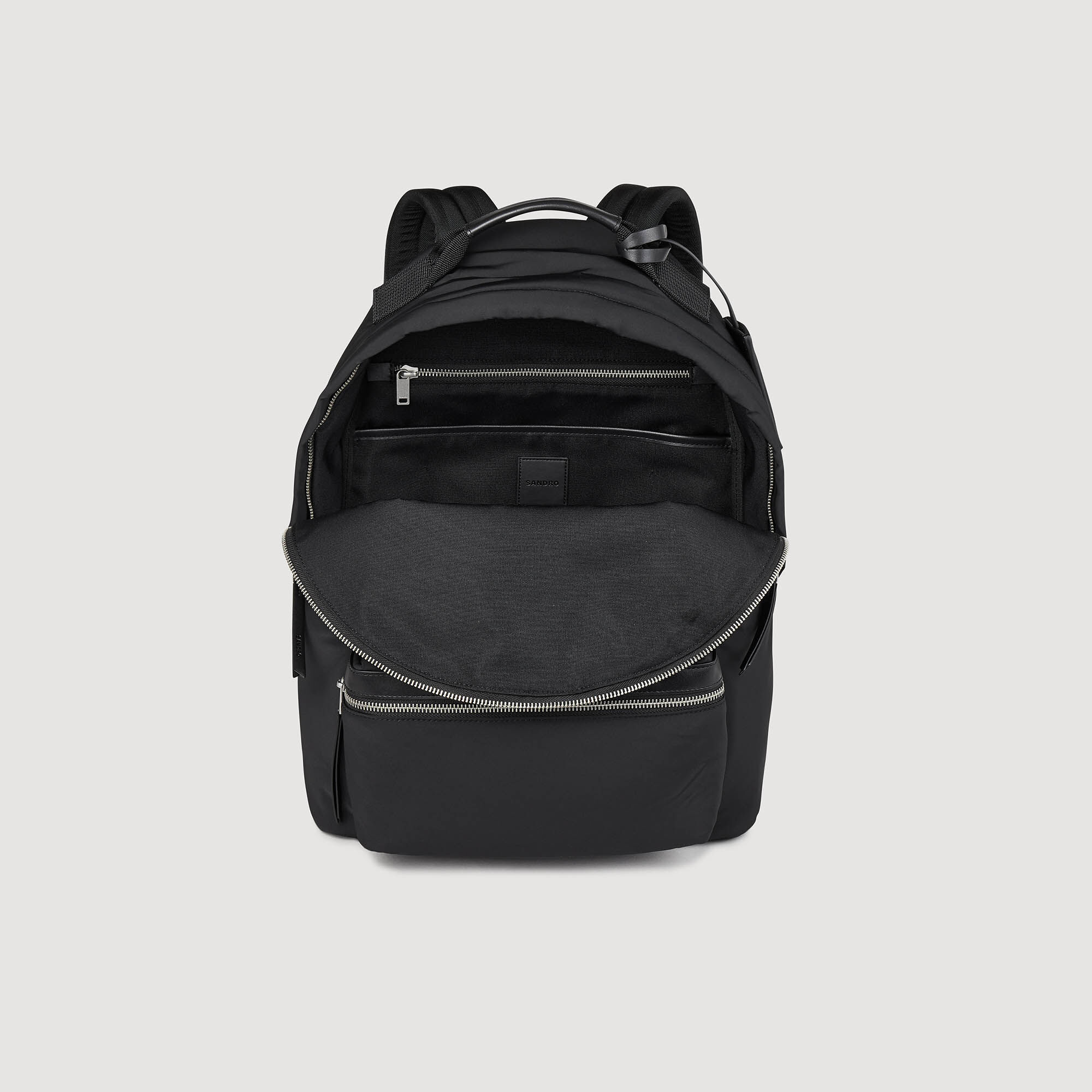 Canvas and Leather Backpack
