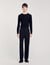 Wide-leg wool trousers
