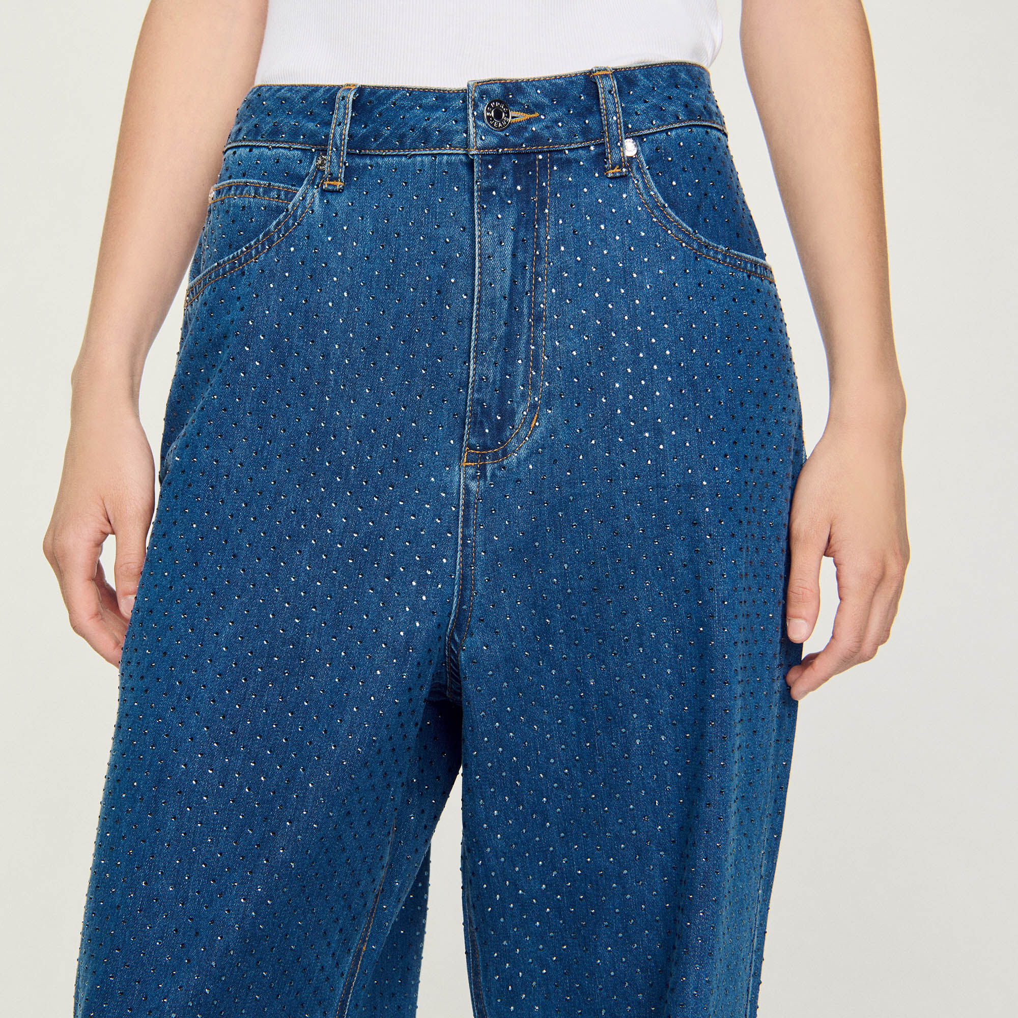 Amazon.com: TNXZ Jeans for Women Stretch Ripped High Waisted