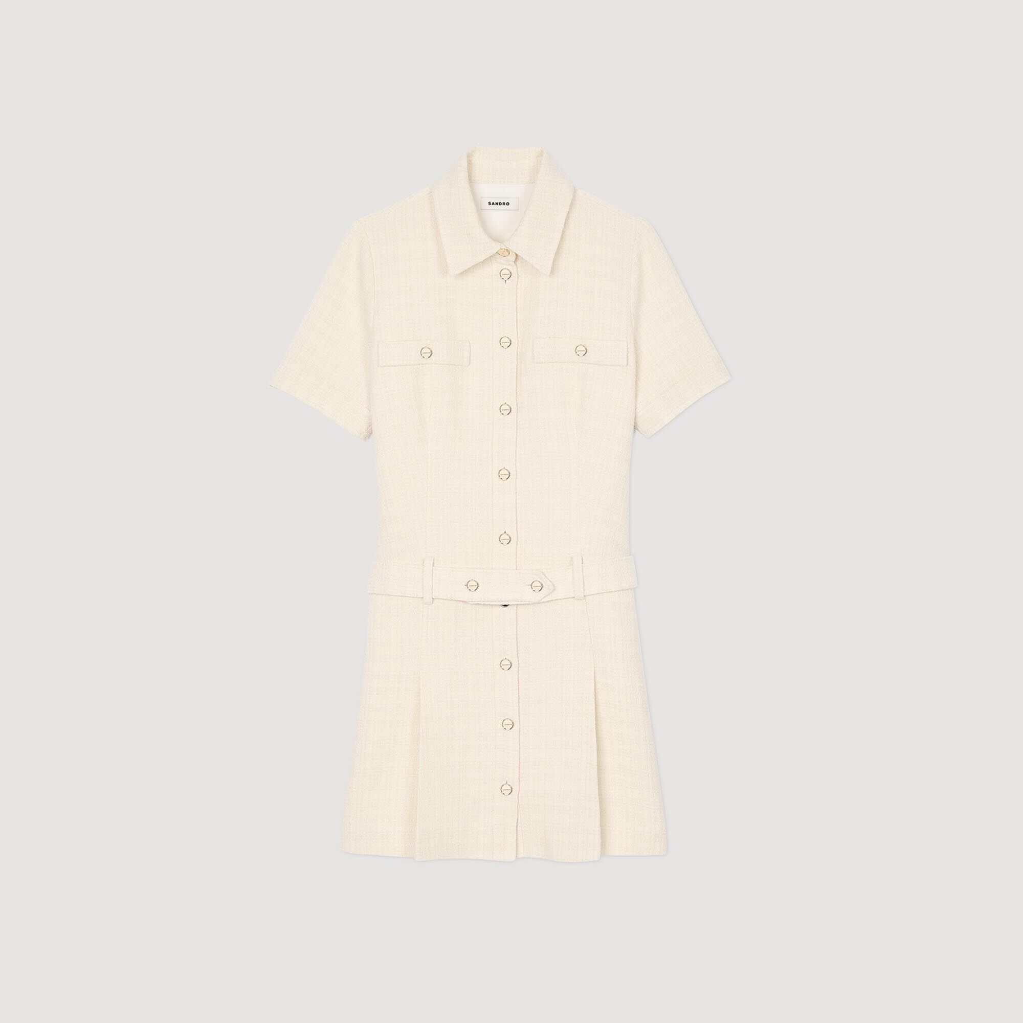 Short tweed dress