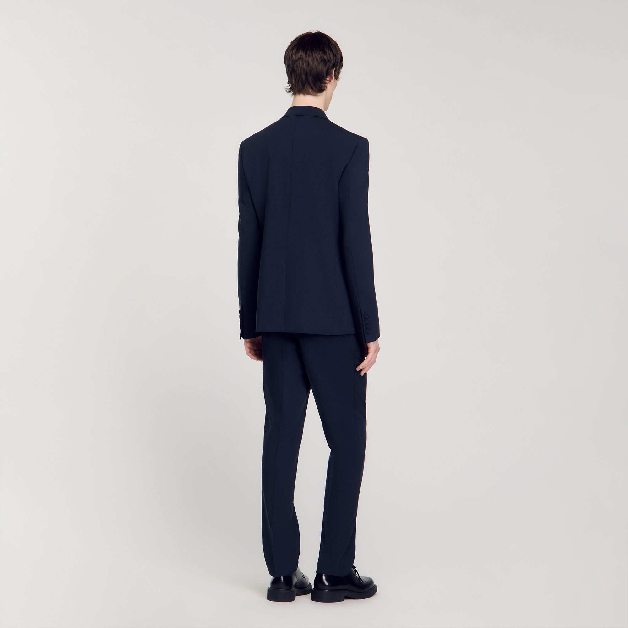 Double-breasted suit jacket
