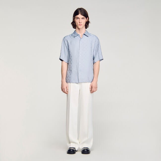Square Cross loose-fit shirt - Men | Sandro