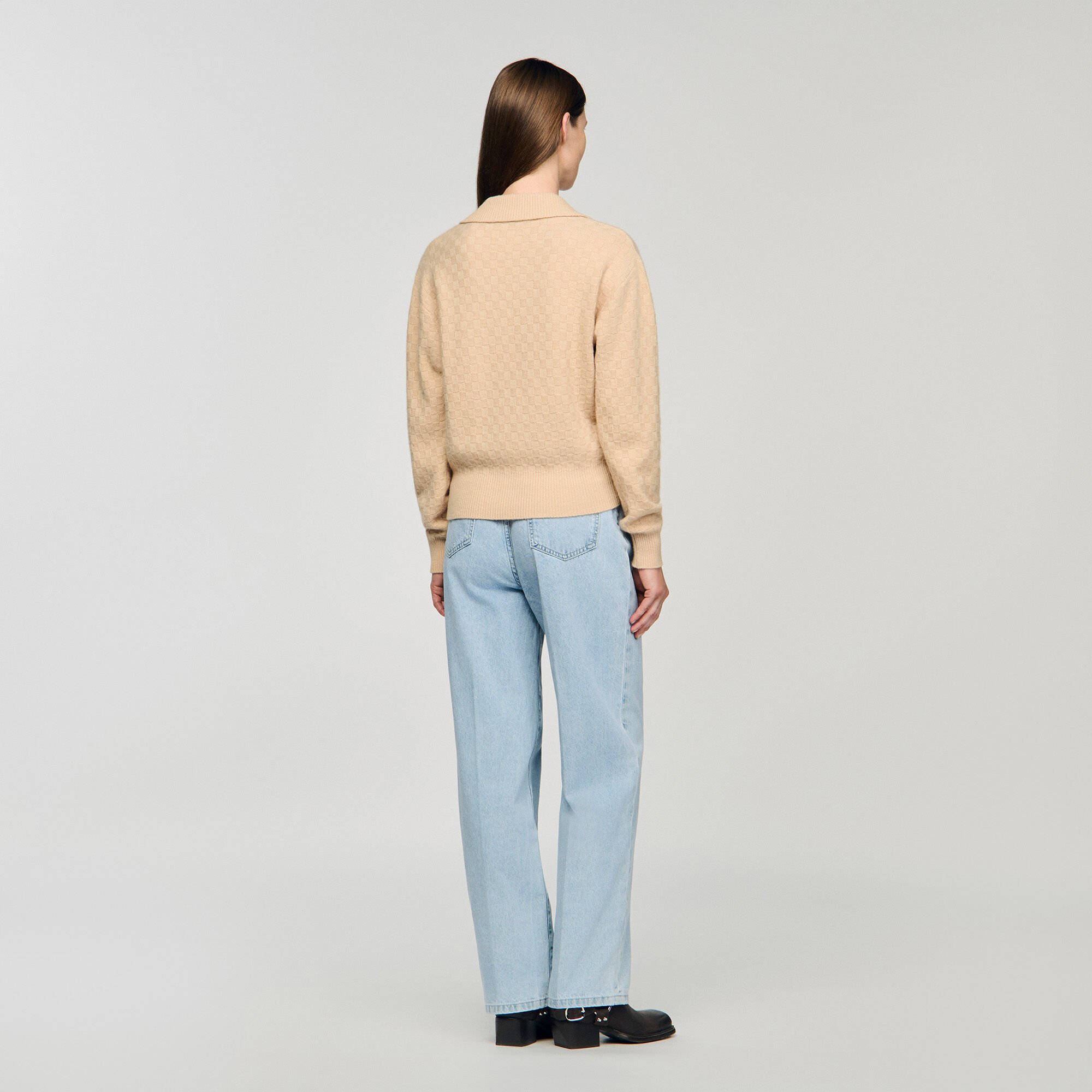 Polo-neck sweater