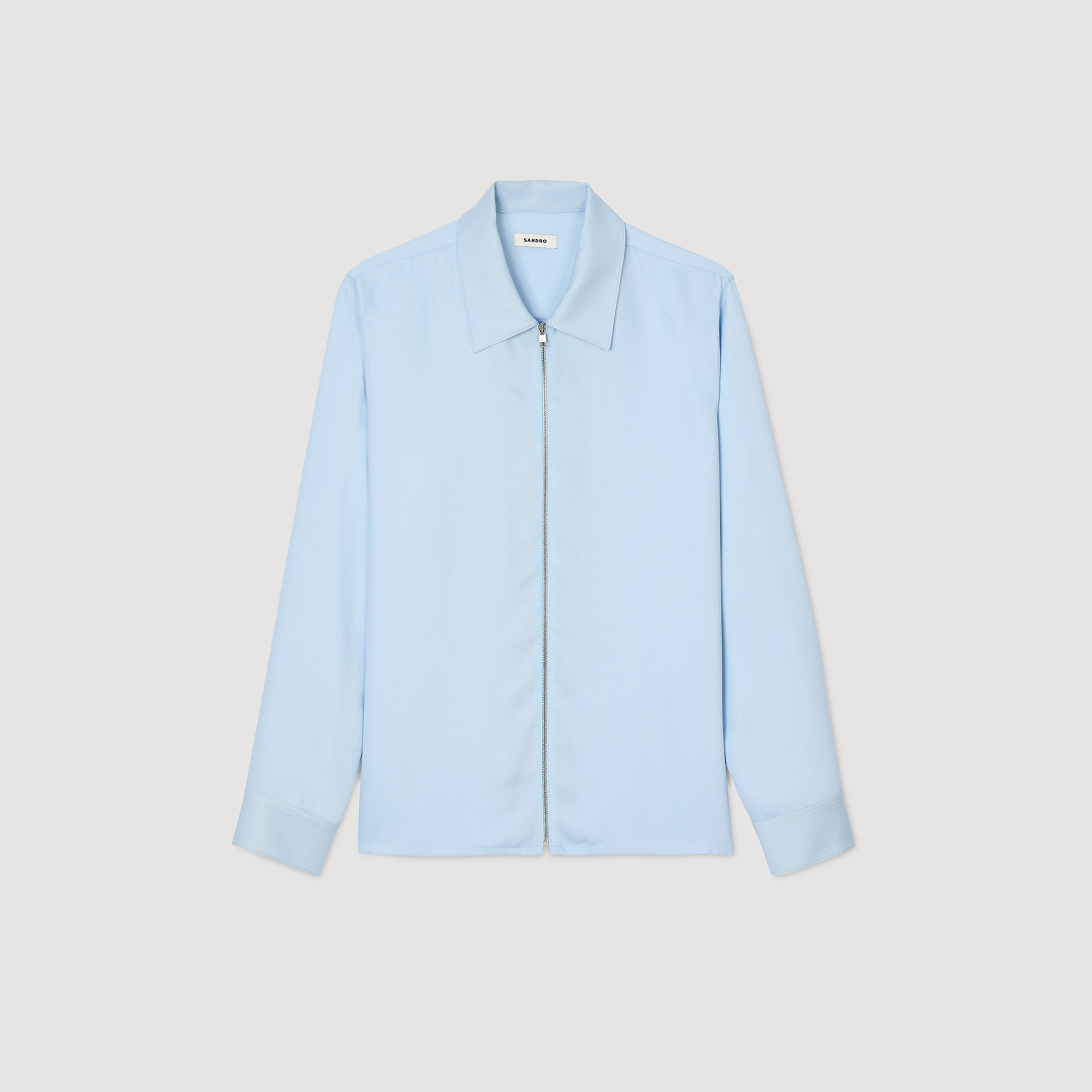 ★パリ発 sandro★ ビジュー スパンコール トップス Tシャツ 紺 Striped shirt blue for Men | Sandro Paris