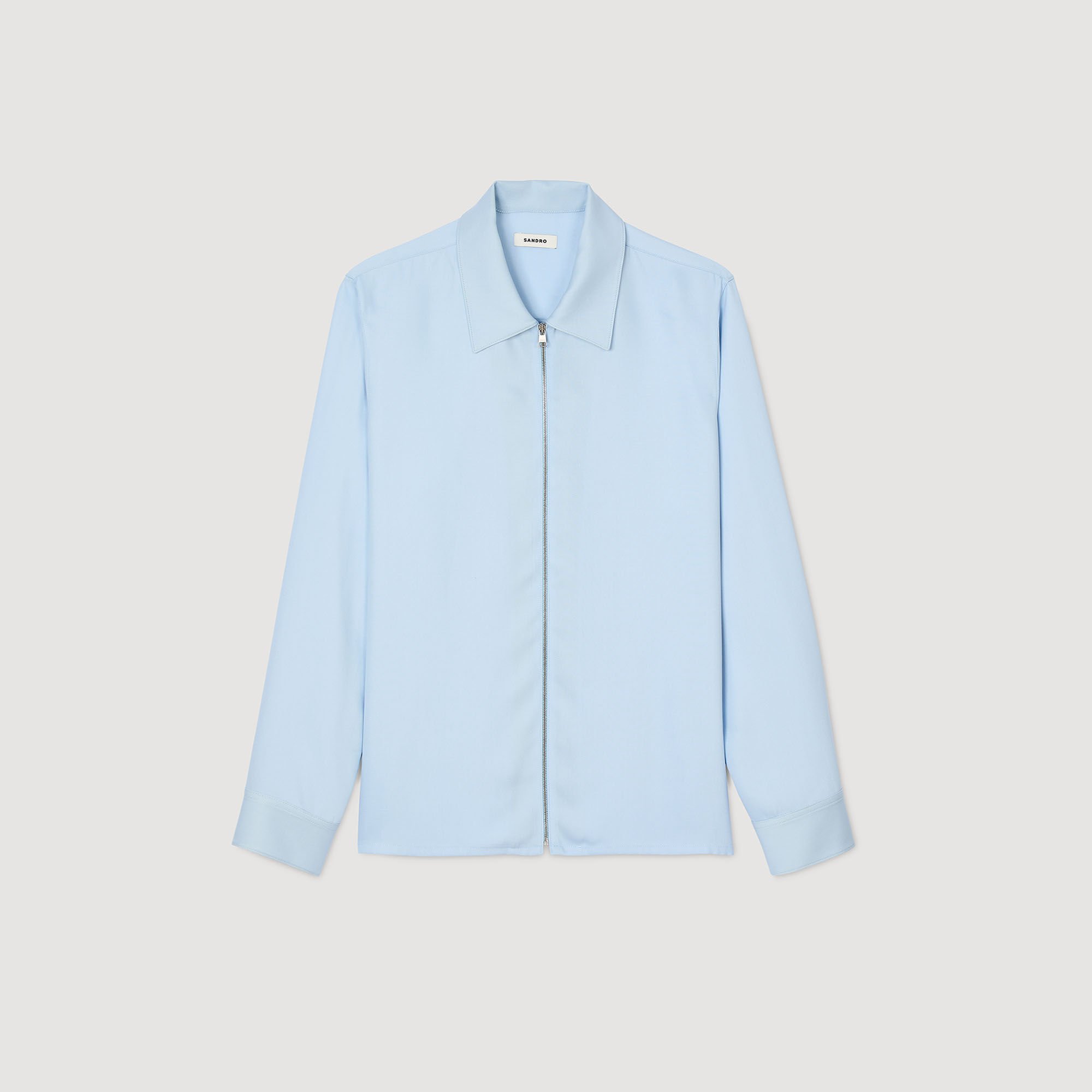 Zip-up shirt