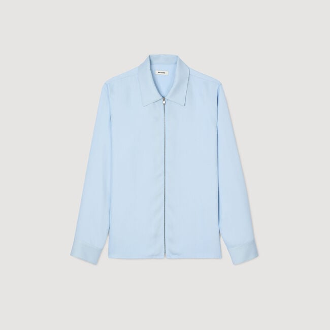 Zip-up shirt