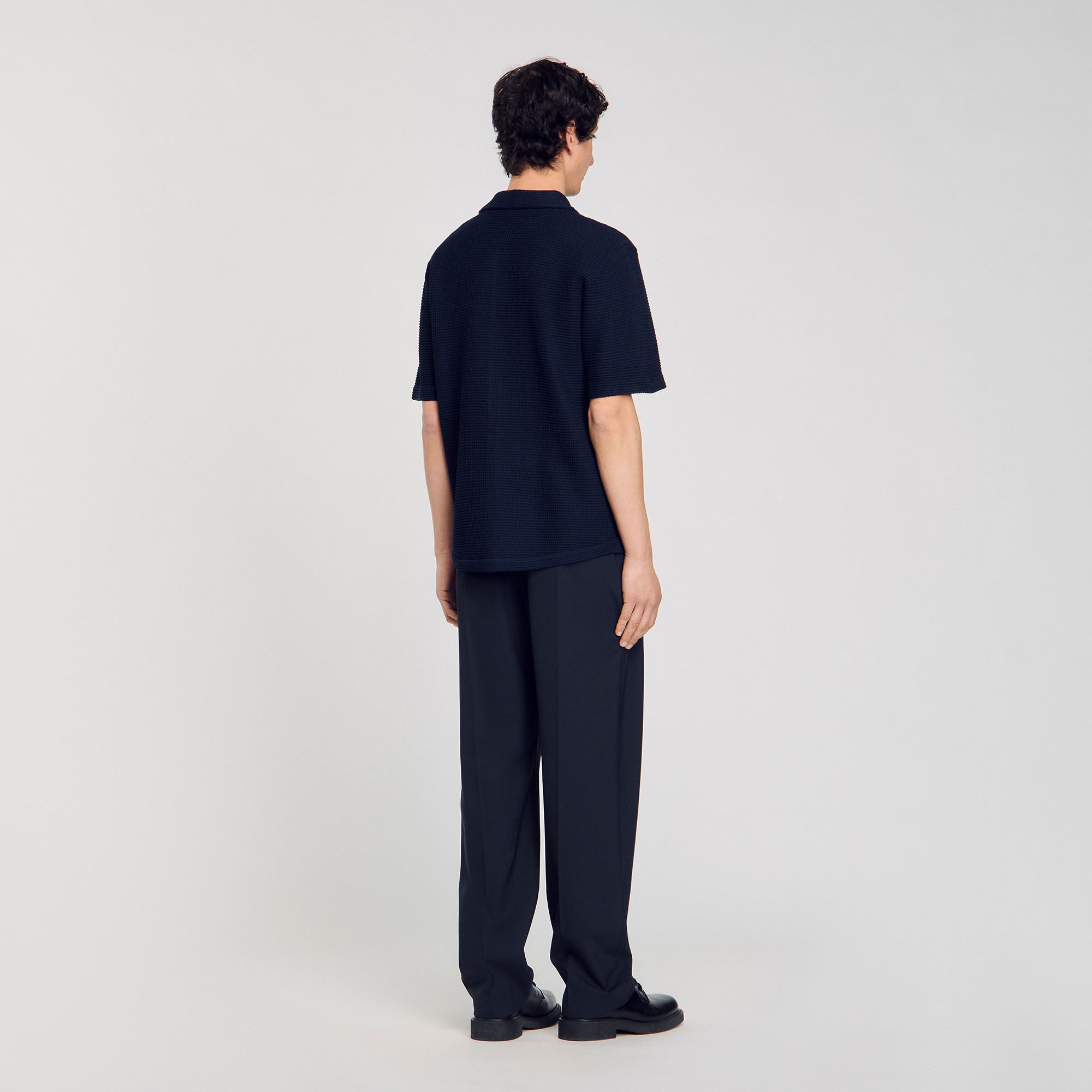 Waffled shirt