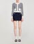 Terry knit cardigan