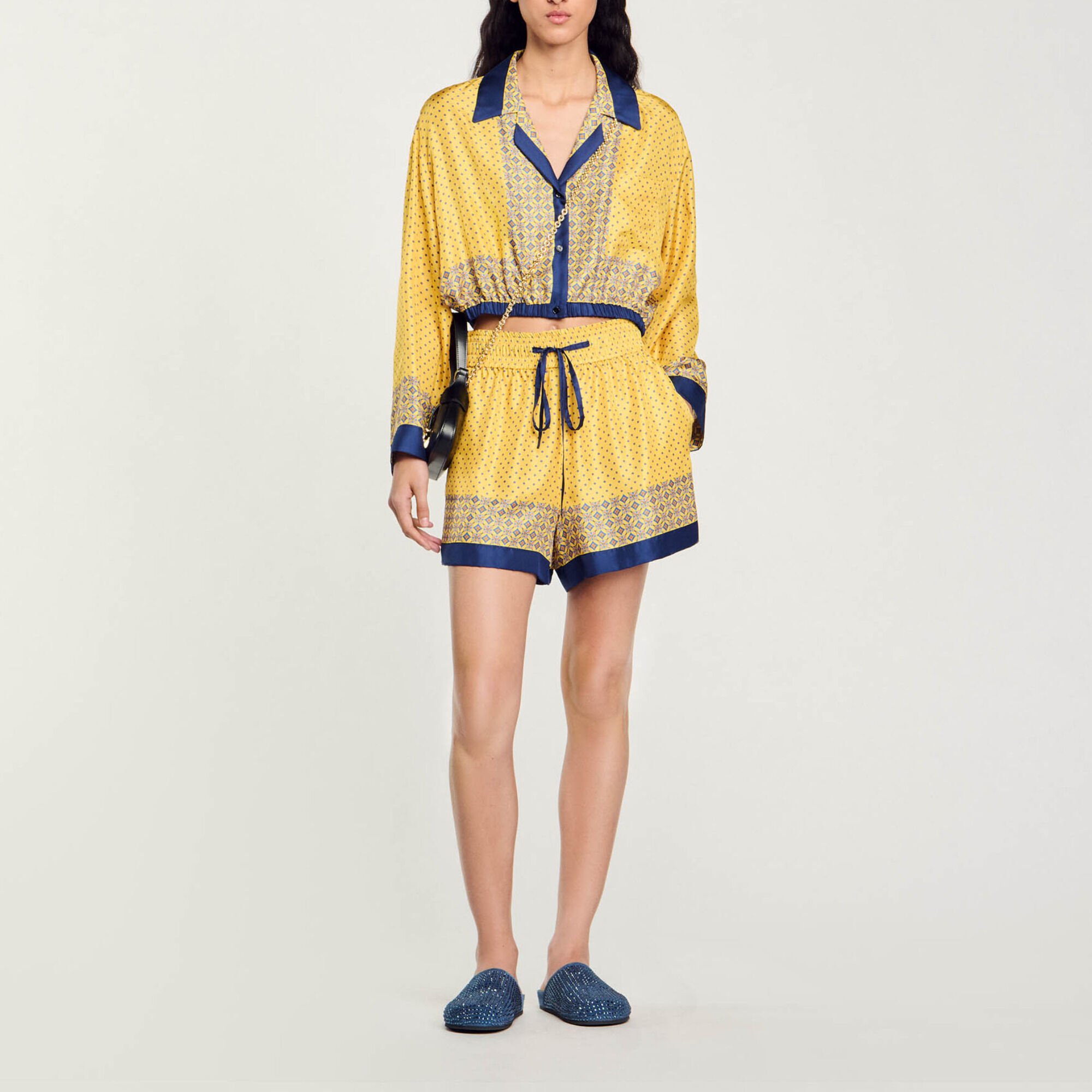 Flowing Patterned Shorts