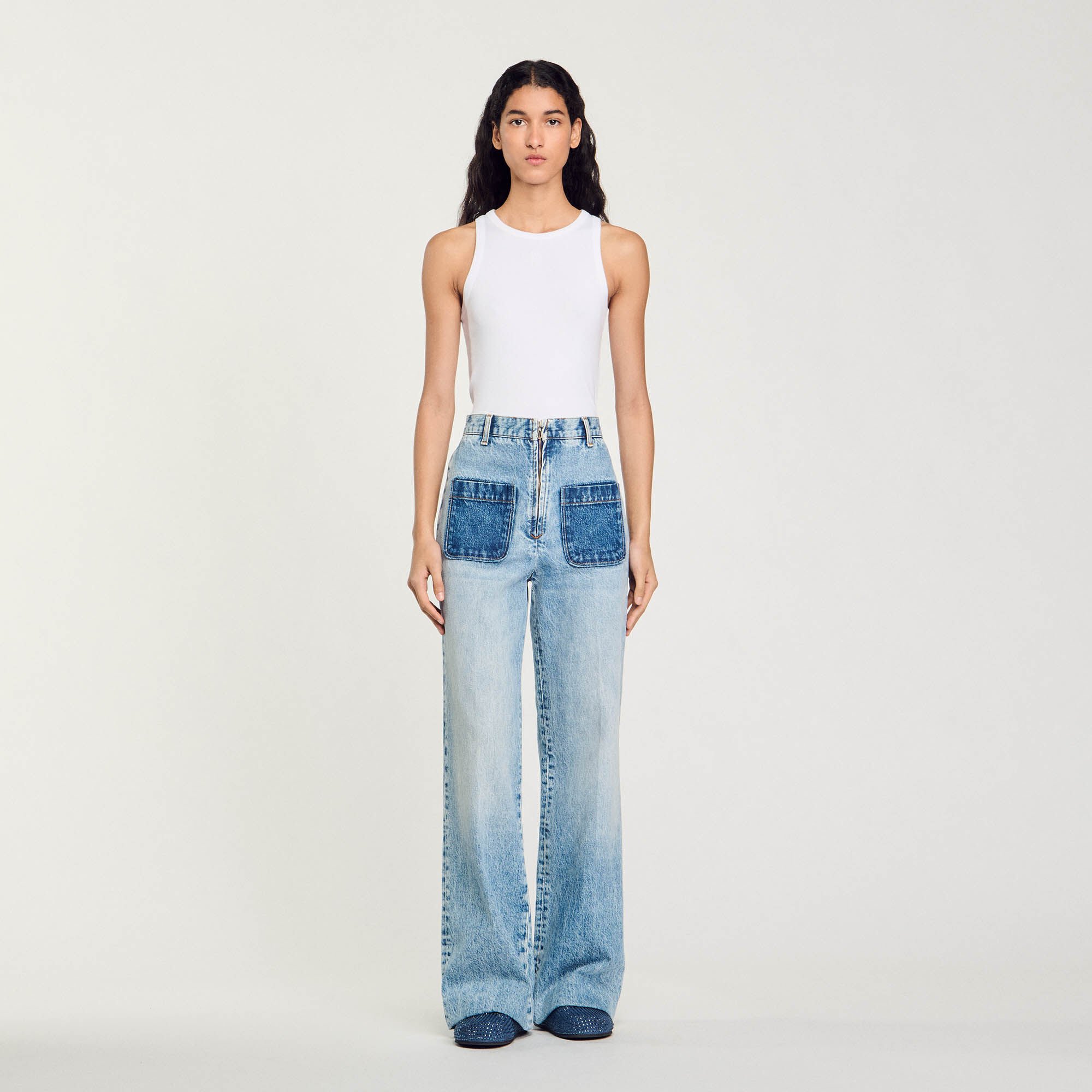 High-rise jeans