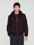 Wool aviator jacket with shearling