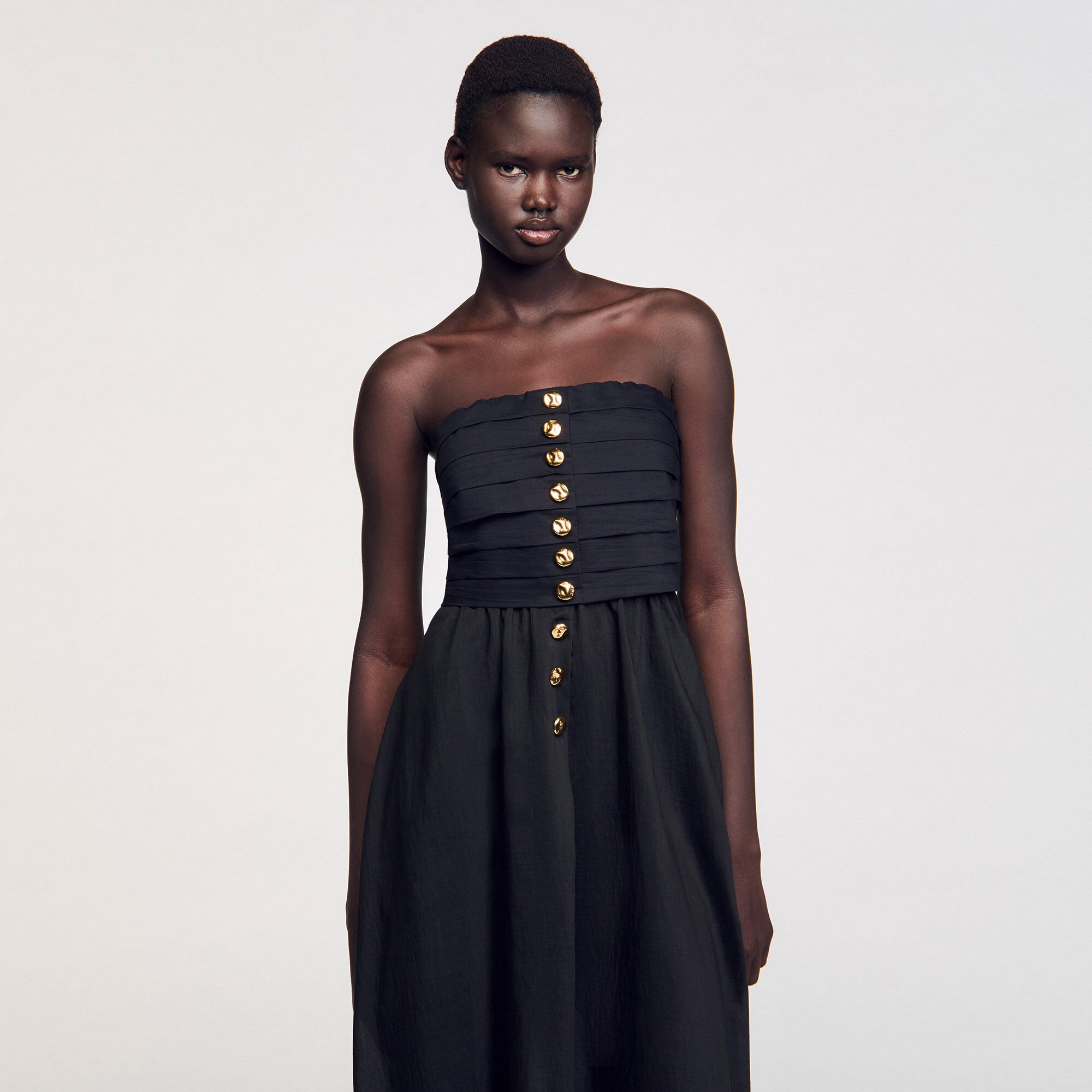 Maxi bustier dress