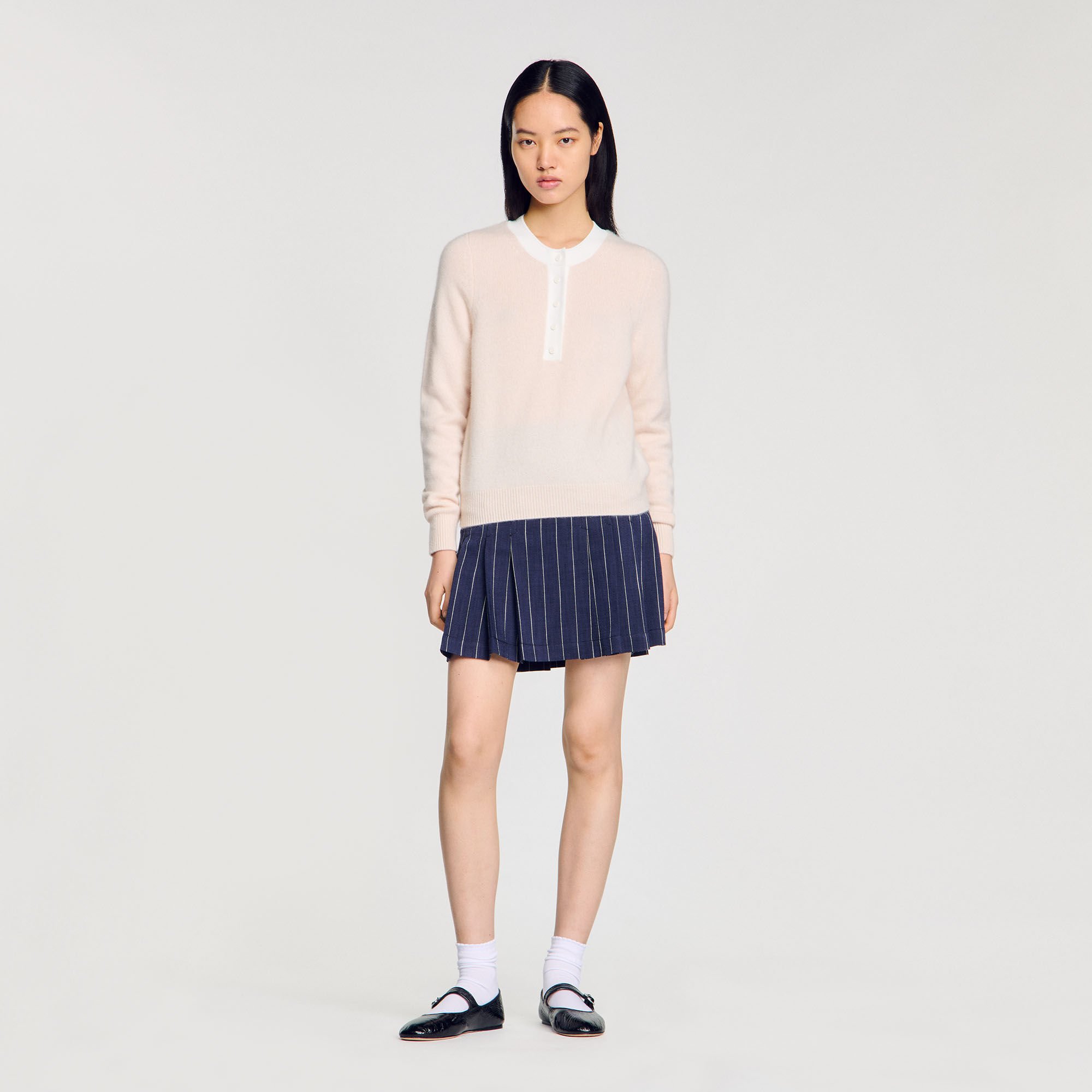 Wool and cashmere sweater