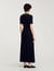 Knit maxi dress with studs