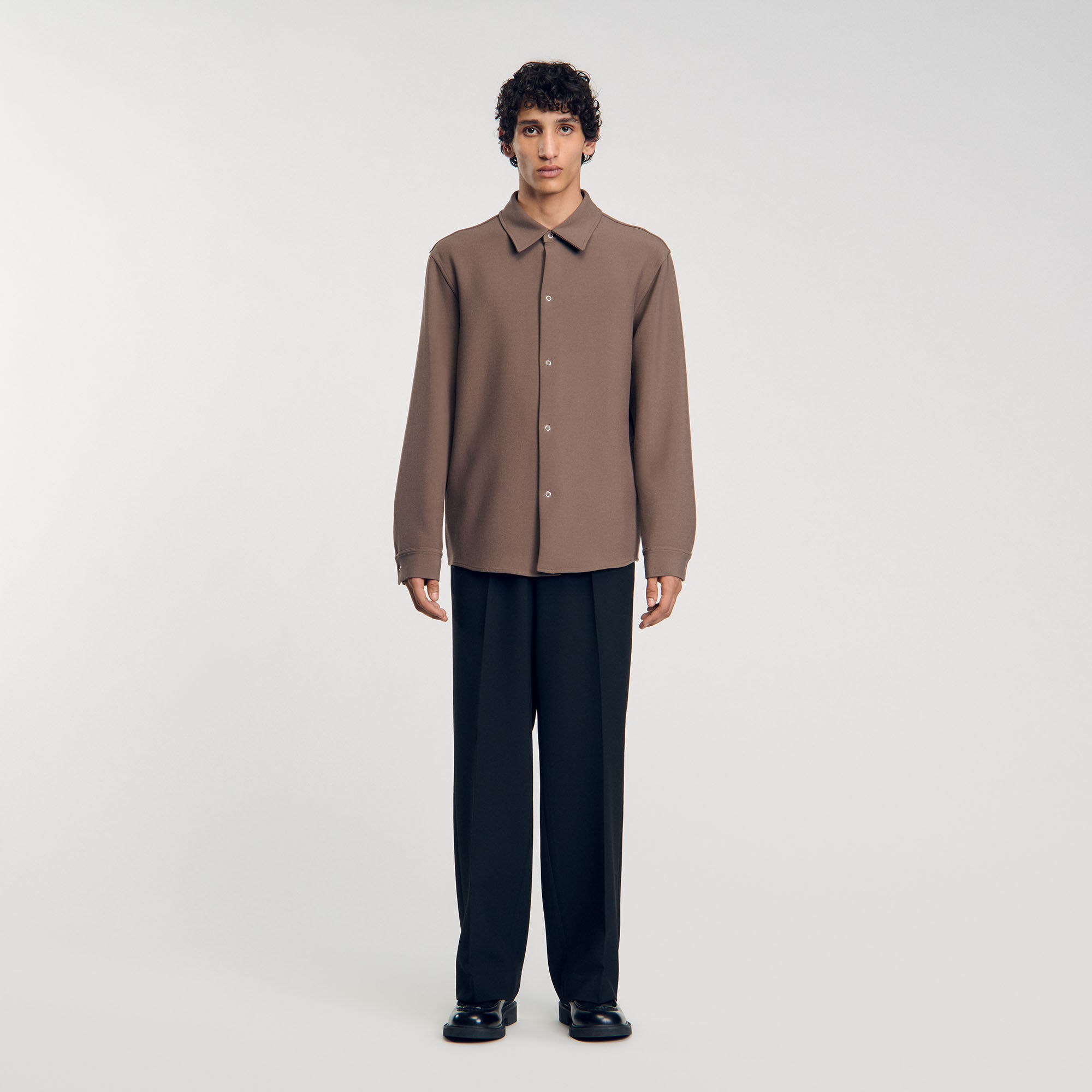 Long-sleeved jersey shirt