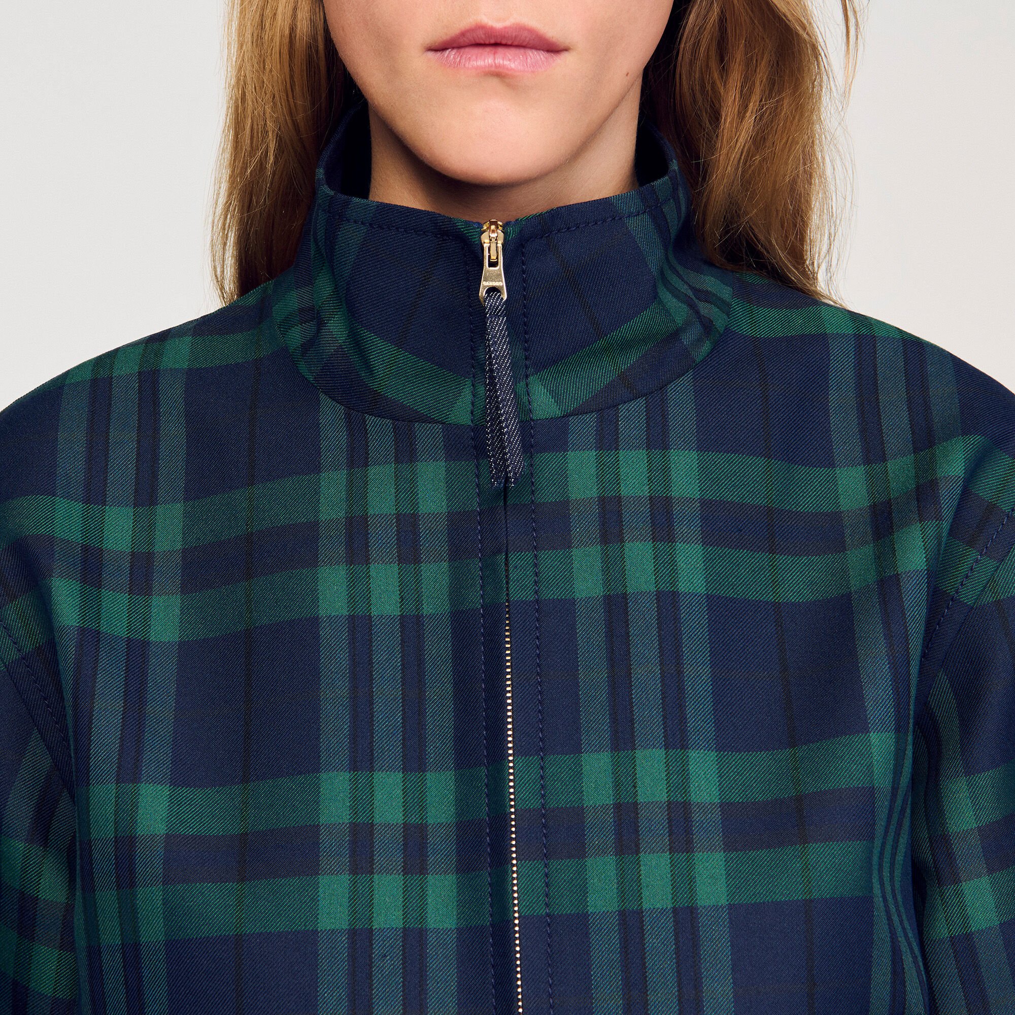 Checked jacket