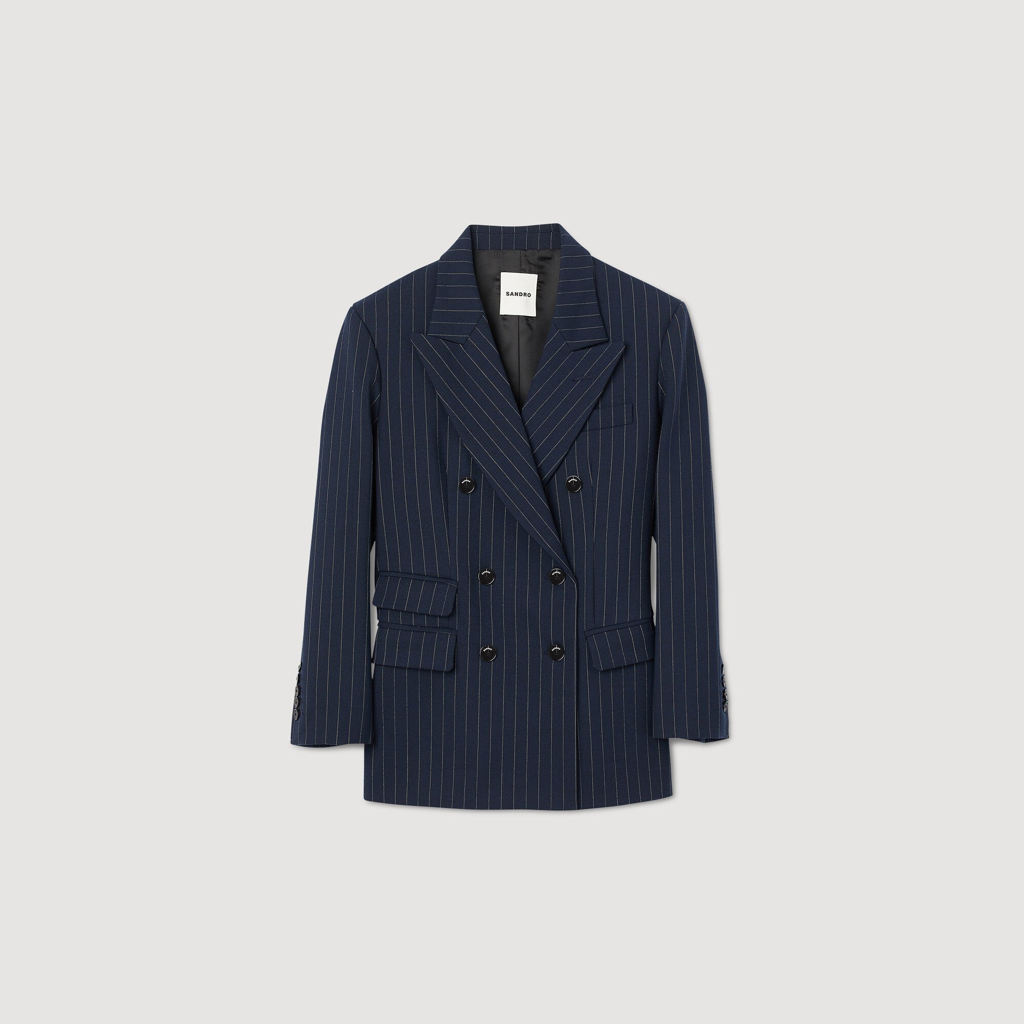 Stripy suit jacket