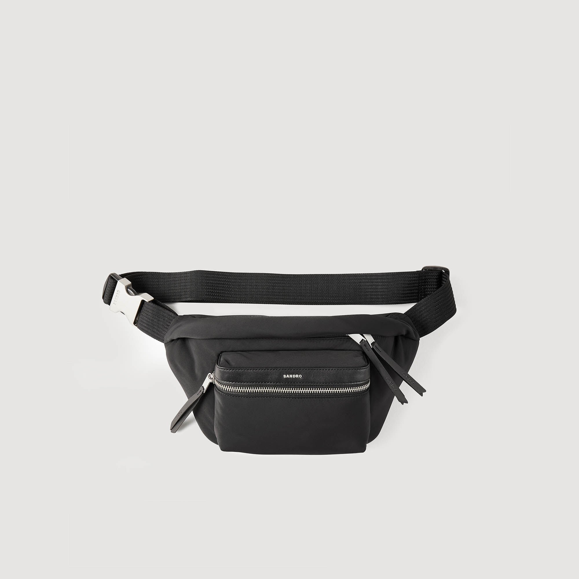 Canvas and Leather Belt Bag