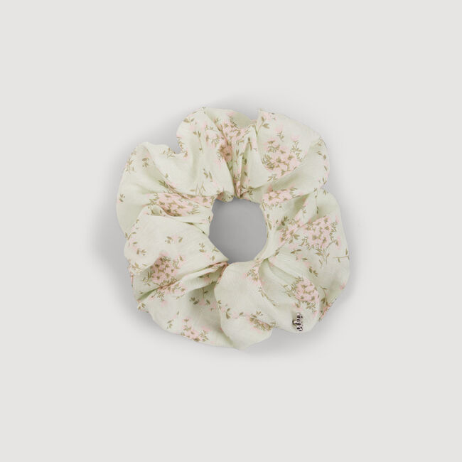 Floral scrunchie