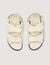 Plain leather lambskin sandals