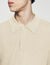 Openwork knit polo shirt