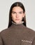 Oversized turtleneck sweater