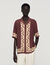Loose-fit contrast print shirt