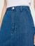Rhinestone denim maxi skirt