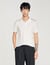 Short-sleeve knitted polo shirt