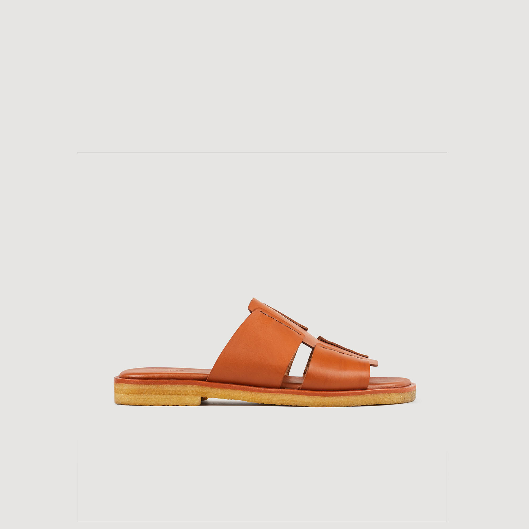 Leather Sandals brown for Men Sandro Paris