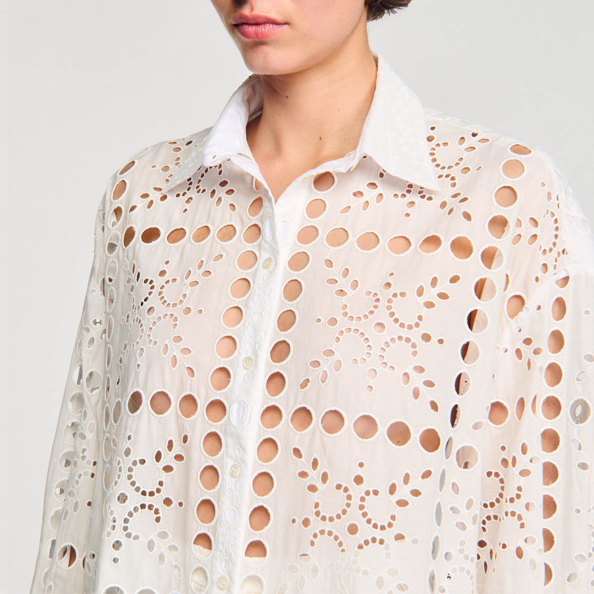 Broderie anglaise shirt 