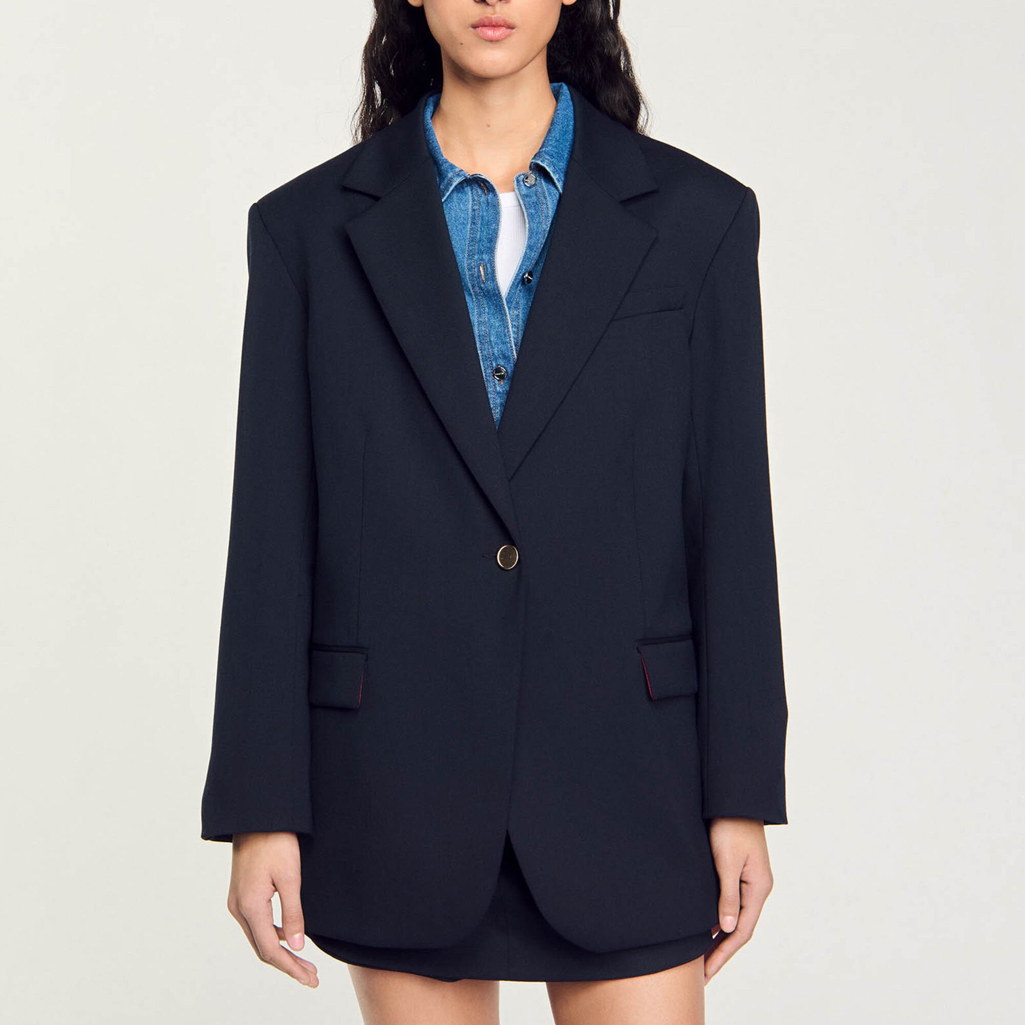 Wool suit jacket