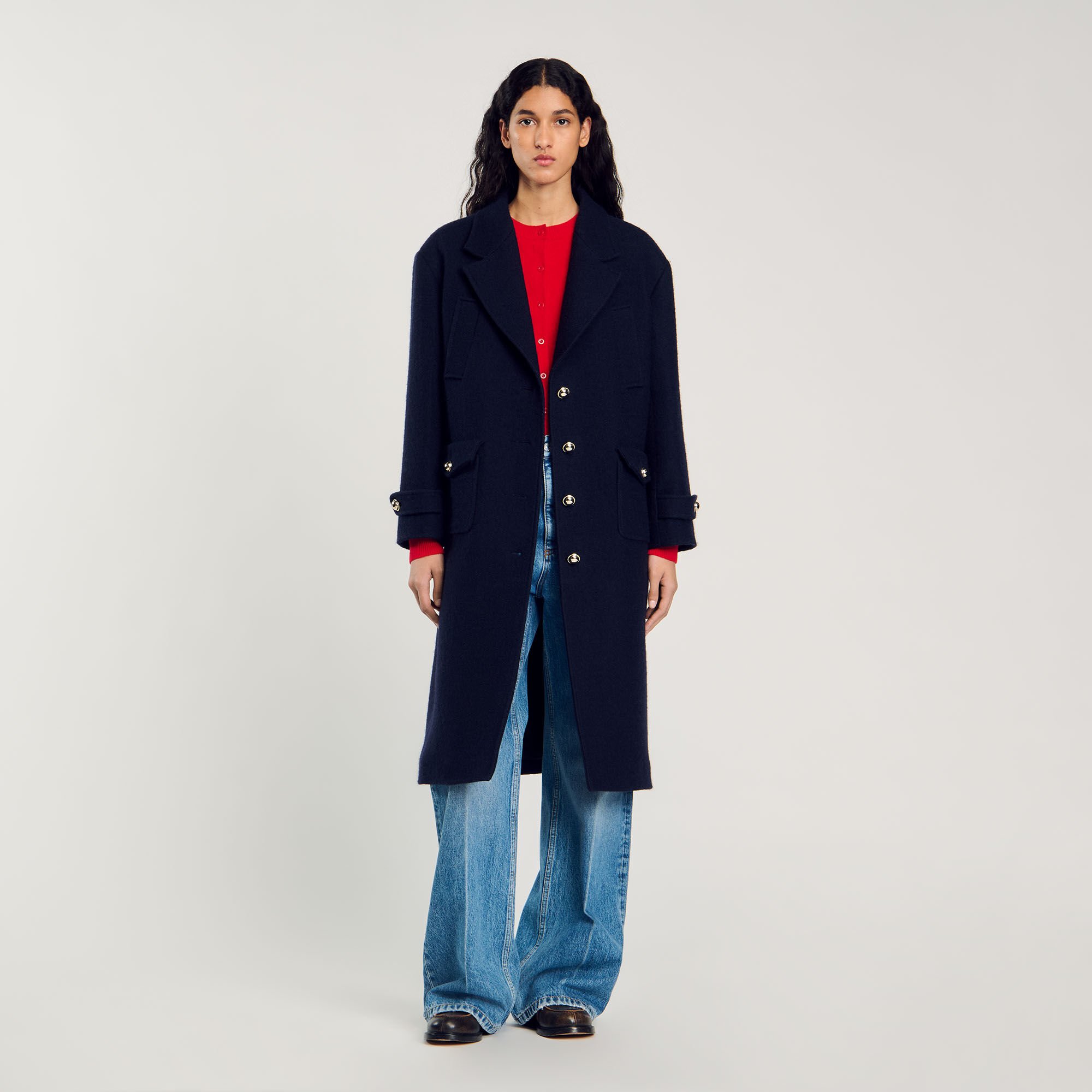 Long oversized coat