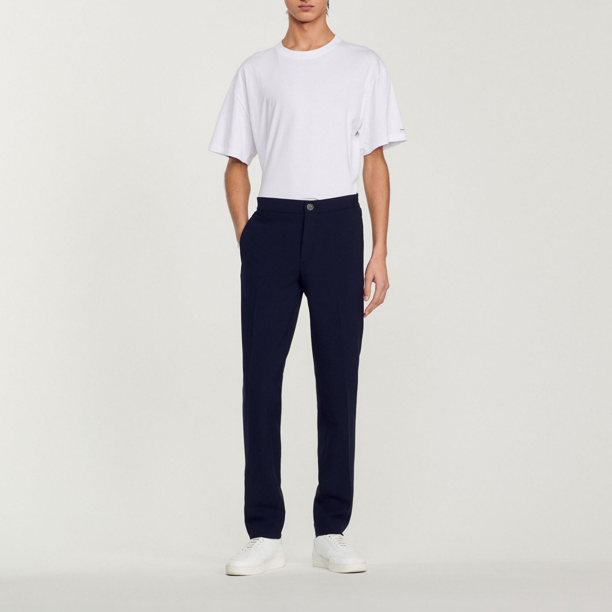 Straight-leg pants