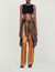 Crop top with rhinestones